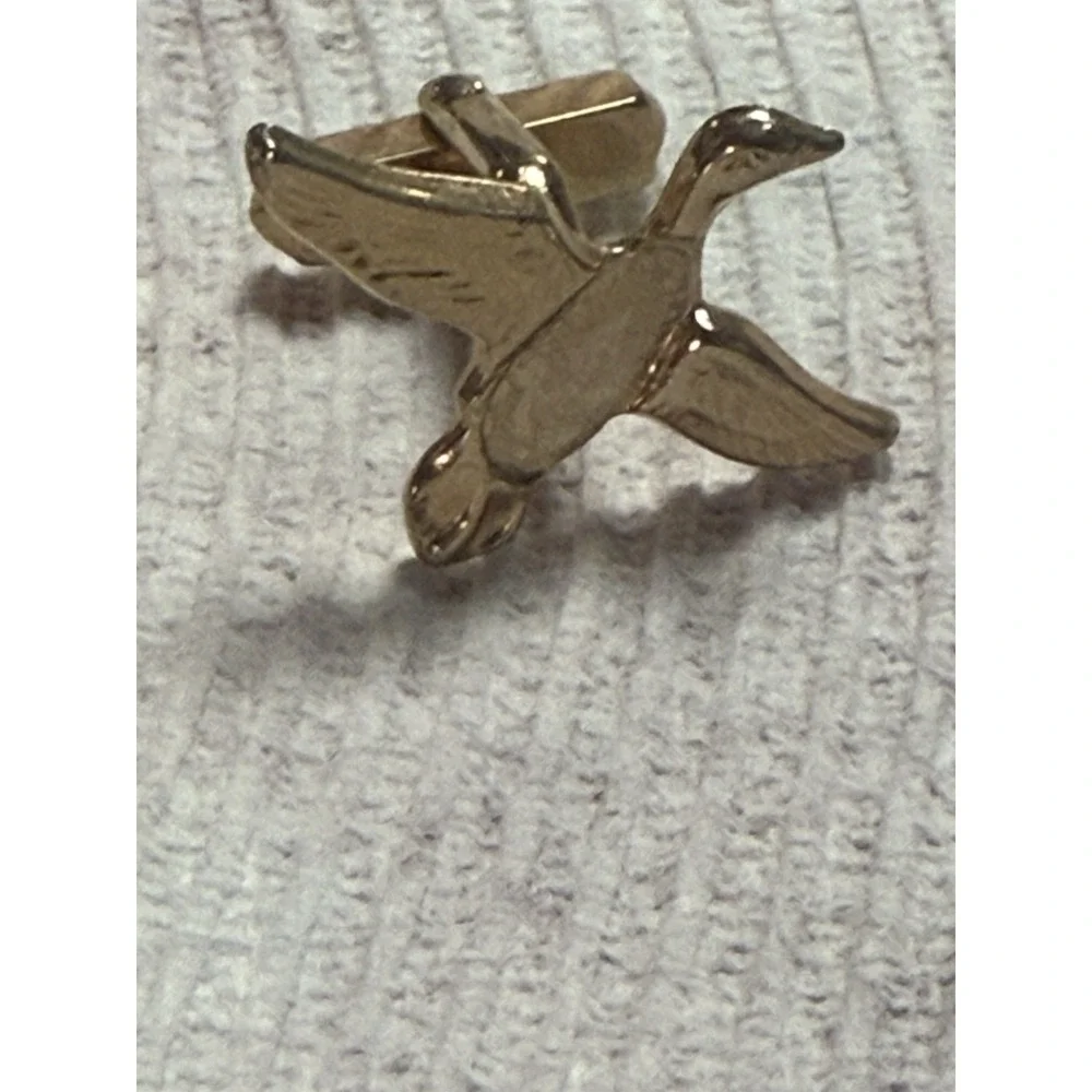 Swank Brand Gold Duck/Mallard Cufflinks Gold Plated